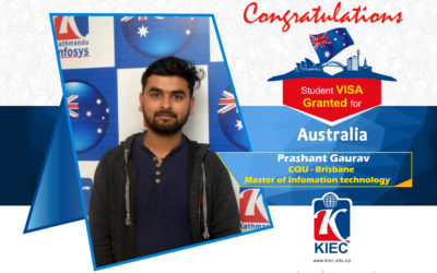 Prashant Gaurav | Australia Study Visa Granted