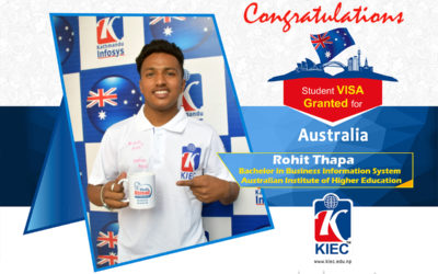 Rohit Thapa | Australia Study Visa Granted