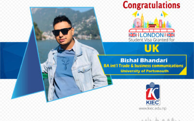 Bishal Bhandari | UK Study Visa Granted