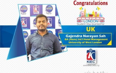 Gajendra Narayan Sah | UK Study Visa Granted