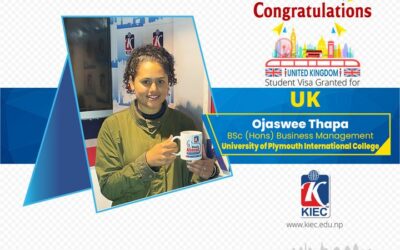 Ojaswee Thapa | UK Study Visa Granted