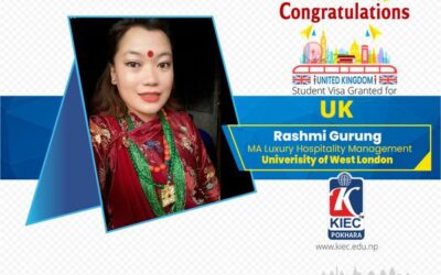 Rashmi Gurung  | UK Study Visa Granted