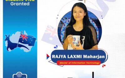RAJYA LAXMI Maharjan | Australian Visa Granted