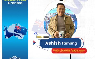 Ashish Tamang | Australia Student Visa Granted