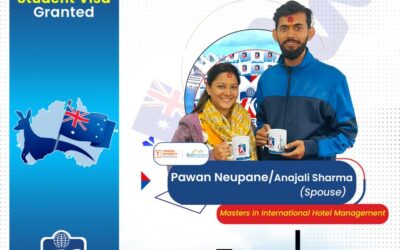 Pawan Neupane Anjali Sharma | Australia Student Visa Granted