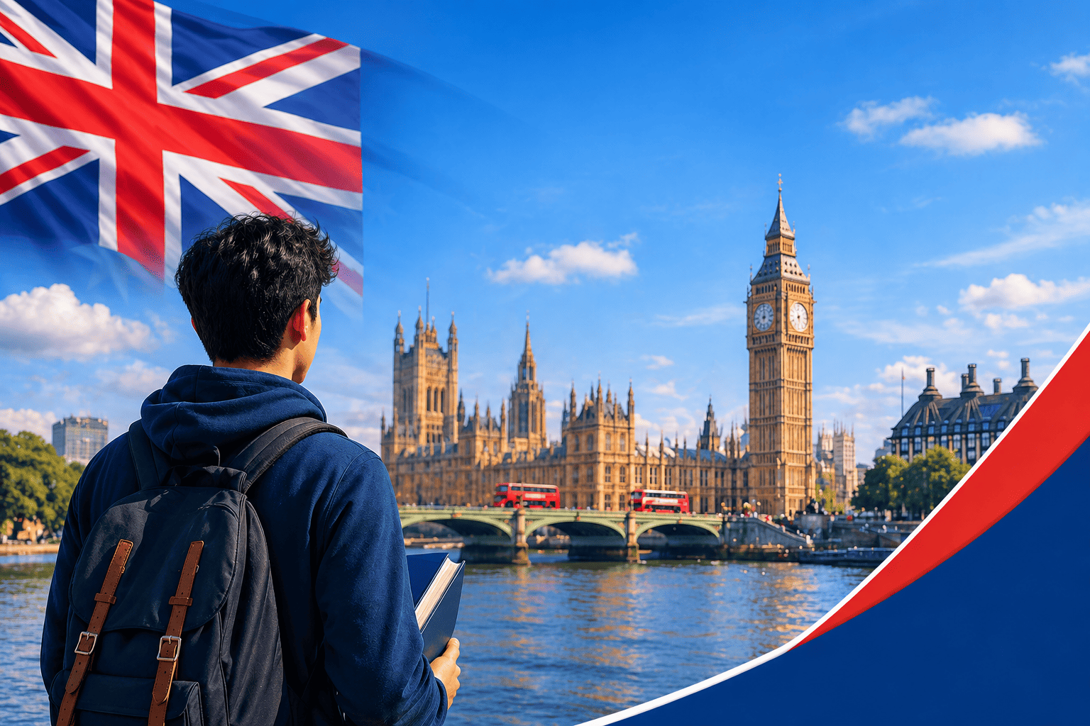 Nepalese students studying bachelor's in UK after +2
