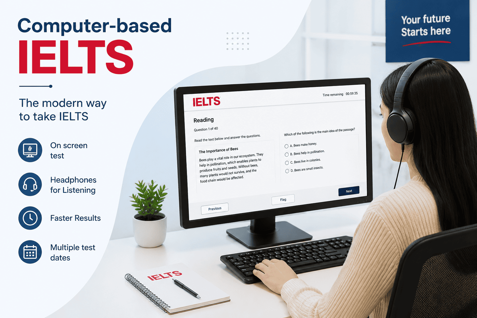 Know everything about computer-based IELTS, preparation tips, and know about the format as well