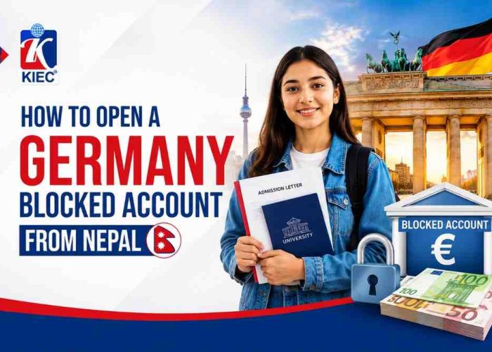 block account for germany study visa and information related