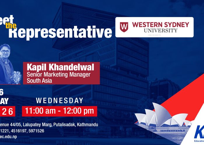 Meet the Representative banner featuring Kapil Kandelwal of Western Sydney University.