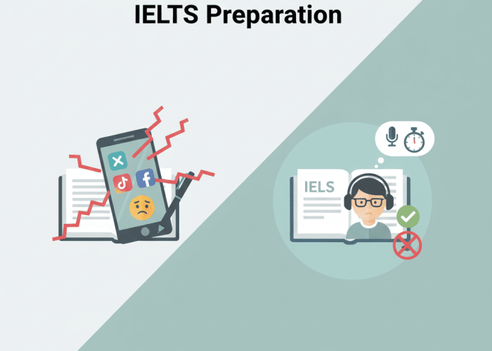 see how social media affect your ielts preparation, ielts exam and get tips on how to use online platform cleverly to get best ielts score